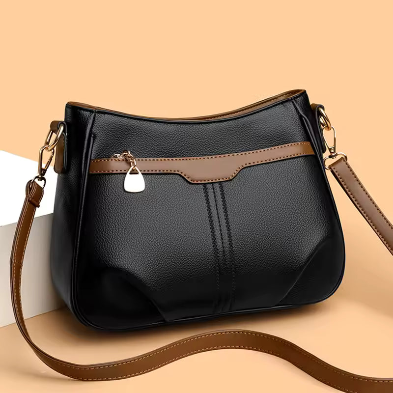 Waterproof Nylon Shoulder Bag for Women – Adjustable Strap, Simple & Elegant Everyday Handbag