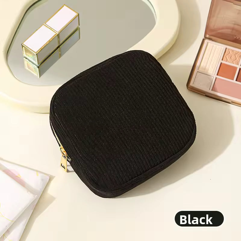2025 Mini Cosmetic Travel Bag – Makeup & Sanitary Organizer for Women